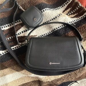 lululemon athletica Classic Black Crossbody Bag